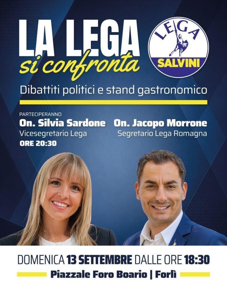 Di nuovo in pista. Domenica 13 settembre la Lega Romagna al Foro Boario di Forlì “si confronta con…”